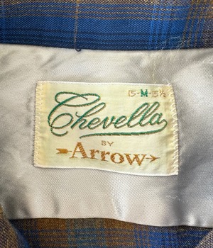 -ARROW- Vintage 60s M Ombre Check Shirt