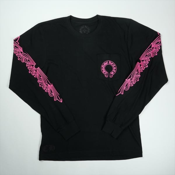 Size【L】 CHROME HEARTS クロム・ハーツ HORSESHOE L/S TEE BLACK