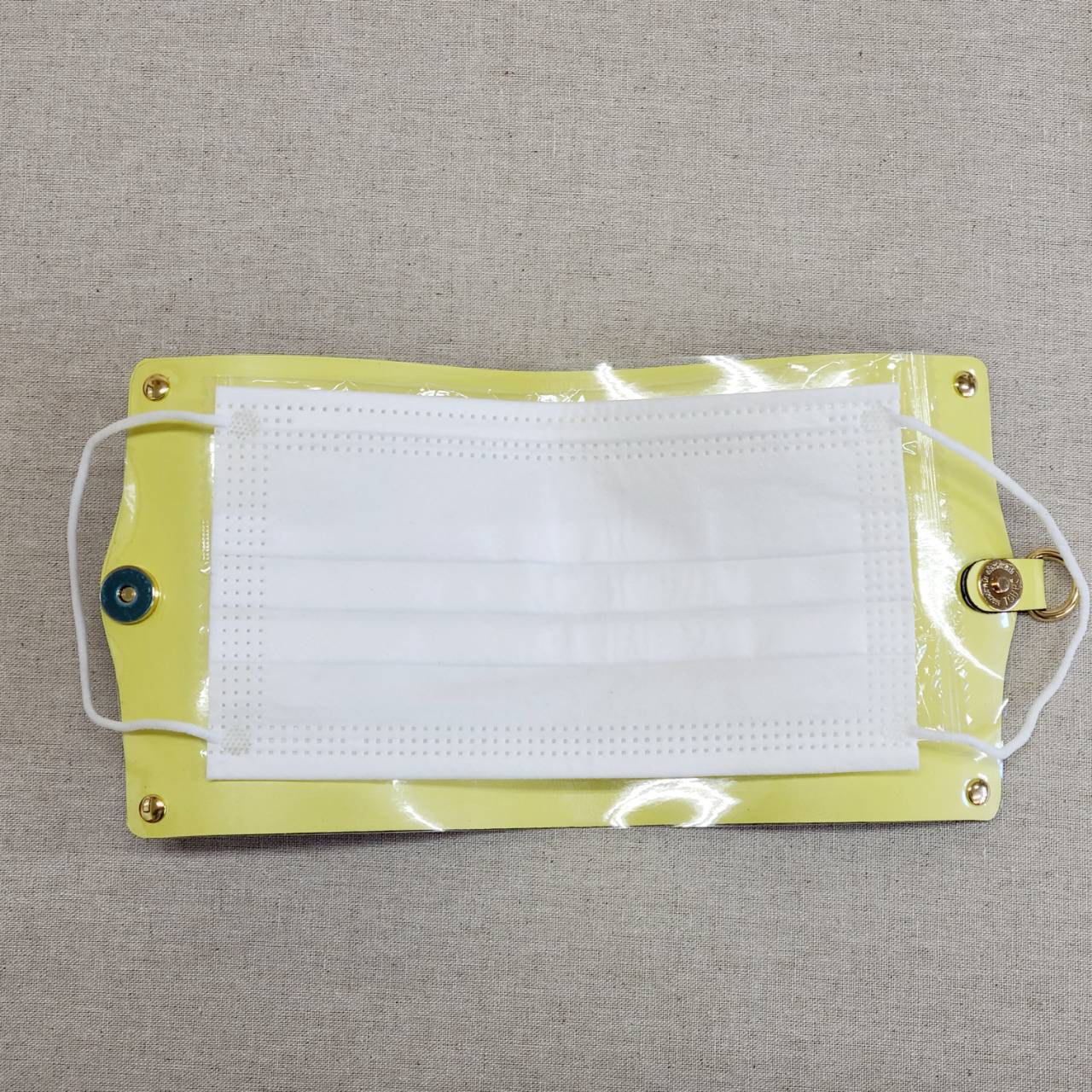 かばん屋さんのマスクケース（小）ダブルフェイス Le Coeur