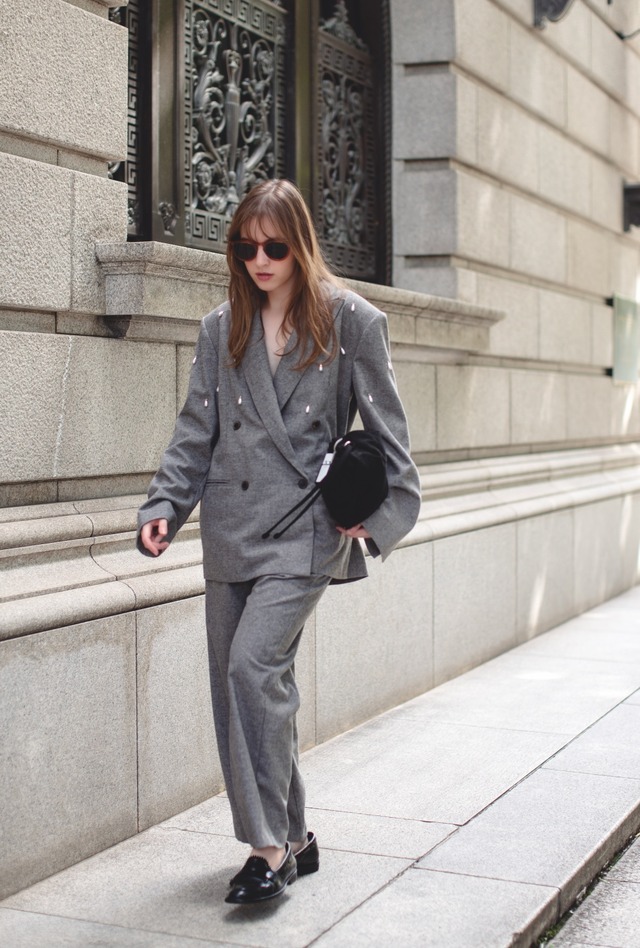 （original)パール付きバックスリットジャケット