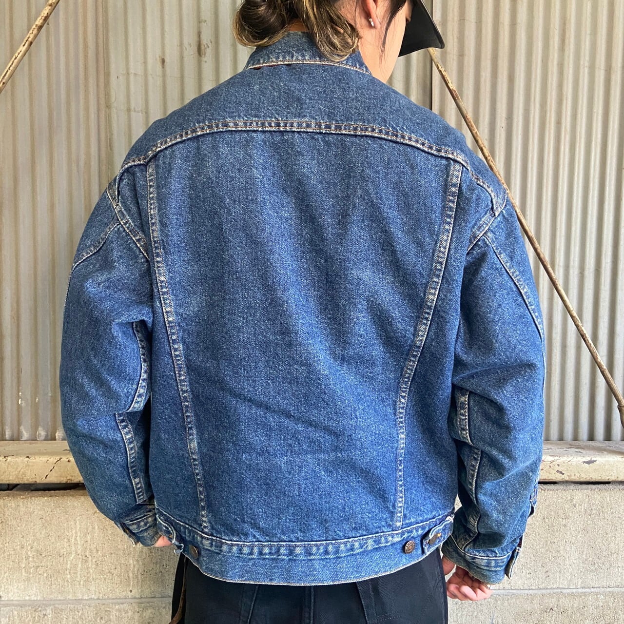 USA製 リーバイス ネル チェック ライナー トラッカージャケット XL