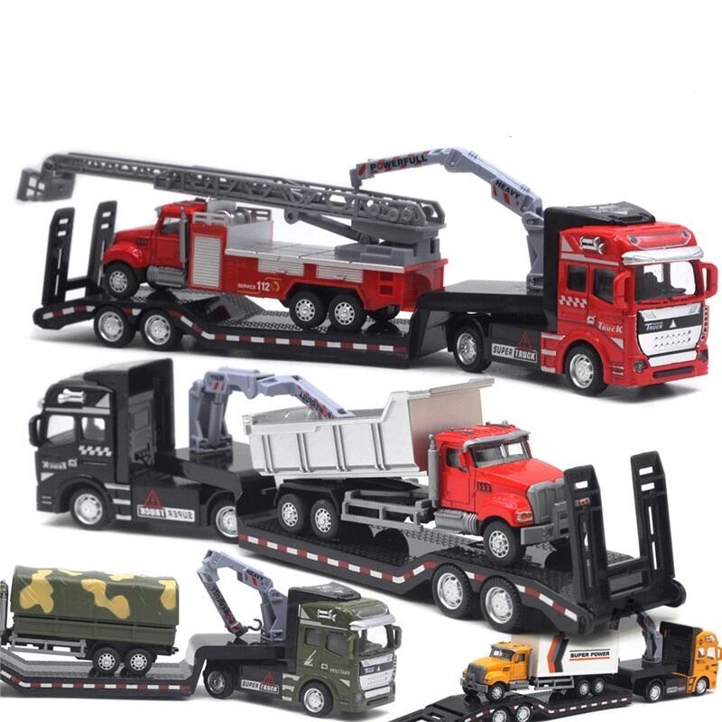 1/50 トラック 大型トラック トレーラー 大型トレーラー 消防車 FIRE