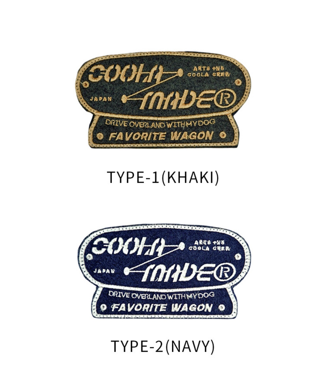 【直営限定ITEM】COOLAオリジナルパッチ-A　CQ-49508H