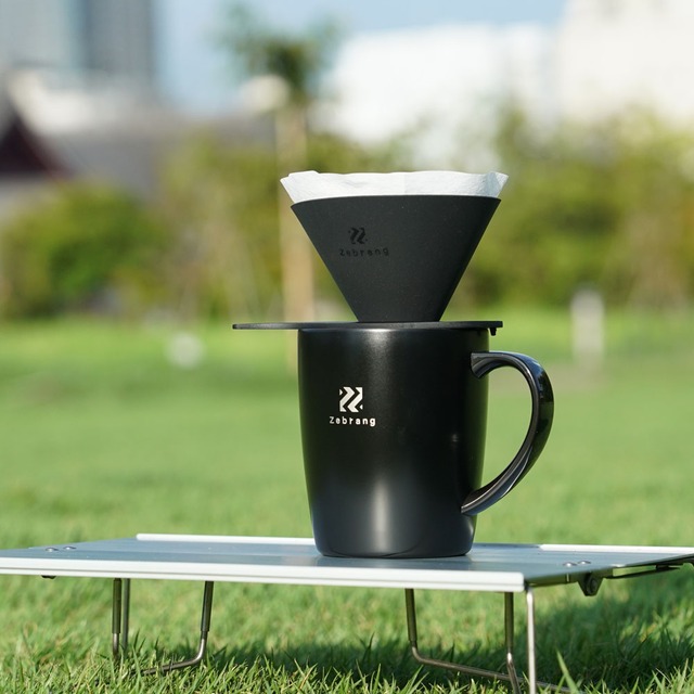 ゼブラン Zebrang V60フラットドリッパー 01 ZB-VDF-01B