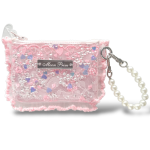 ミニハート刺繍ミニ(S)ピンク