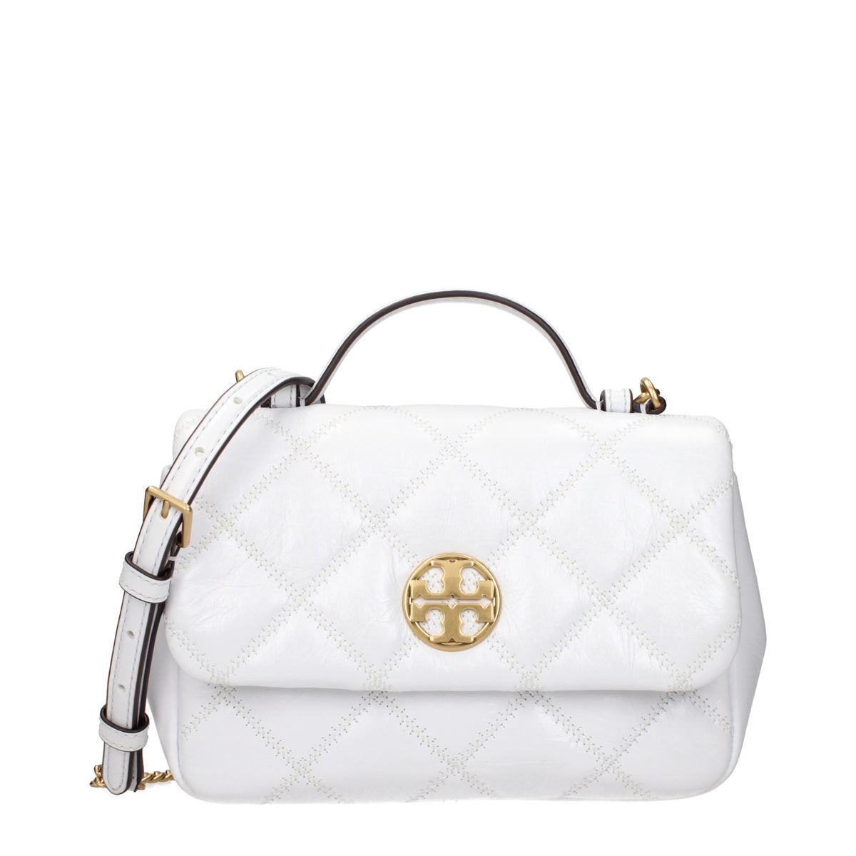 TORY BURCH トリーバーチ レディース ハンドバッグ レザー ホワイト