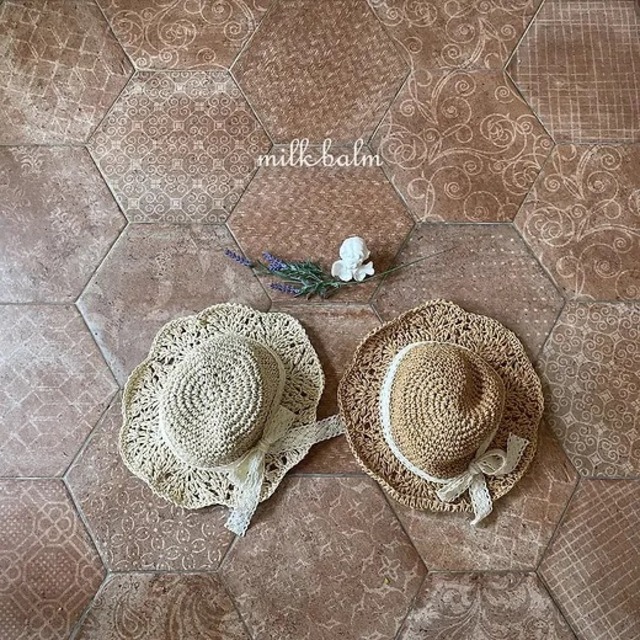 flower straw hat