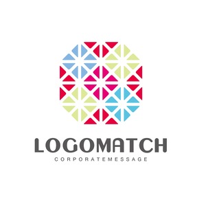 優しい紫陽花のロゴ