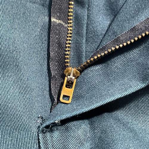 90s Dickies navy pants zipper fly USA製 詳細写真5