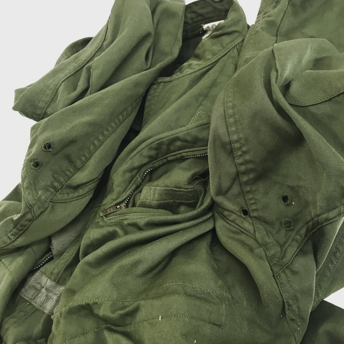 FRENCH ARMY フランス軍 AFVスーツ 初期型カバーオール つなぎ ダーク