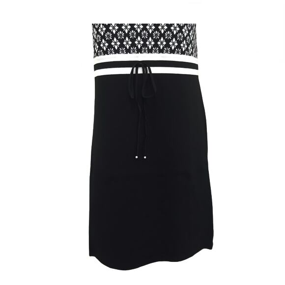 スーパービューティー ウエスト切替シャガード編みニットワンピース