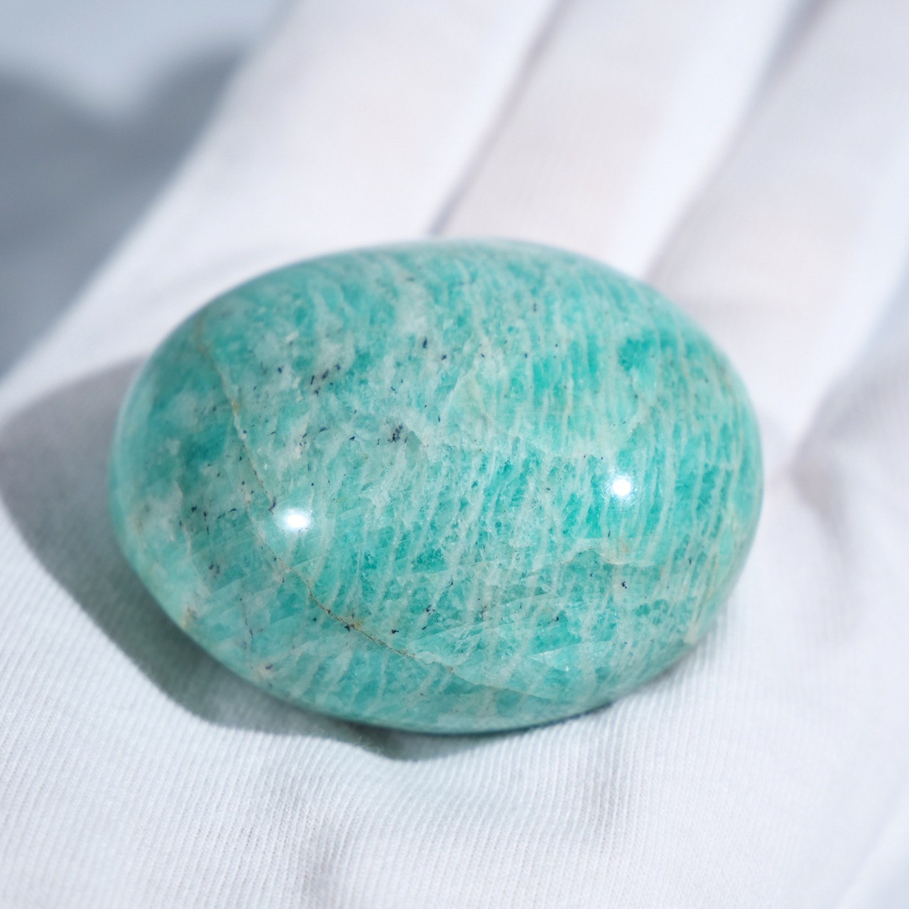 アマゾナイト / パーム パームストーン 握り石