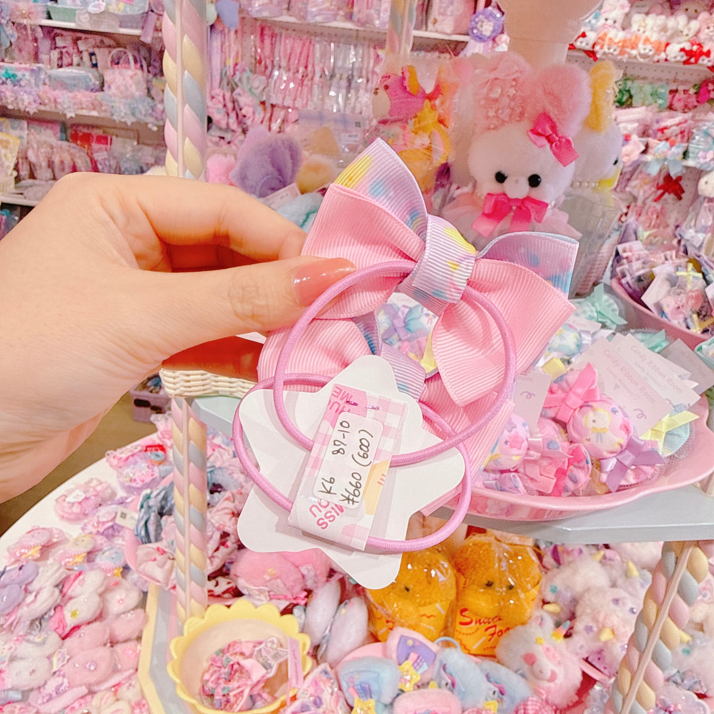 【K6】87-10シンプルツインヘアゴム