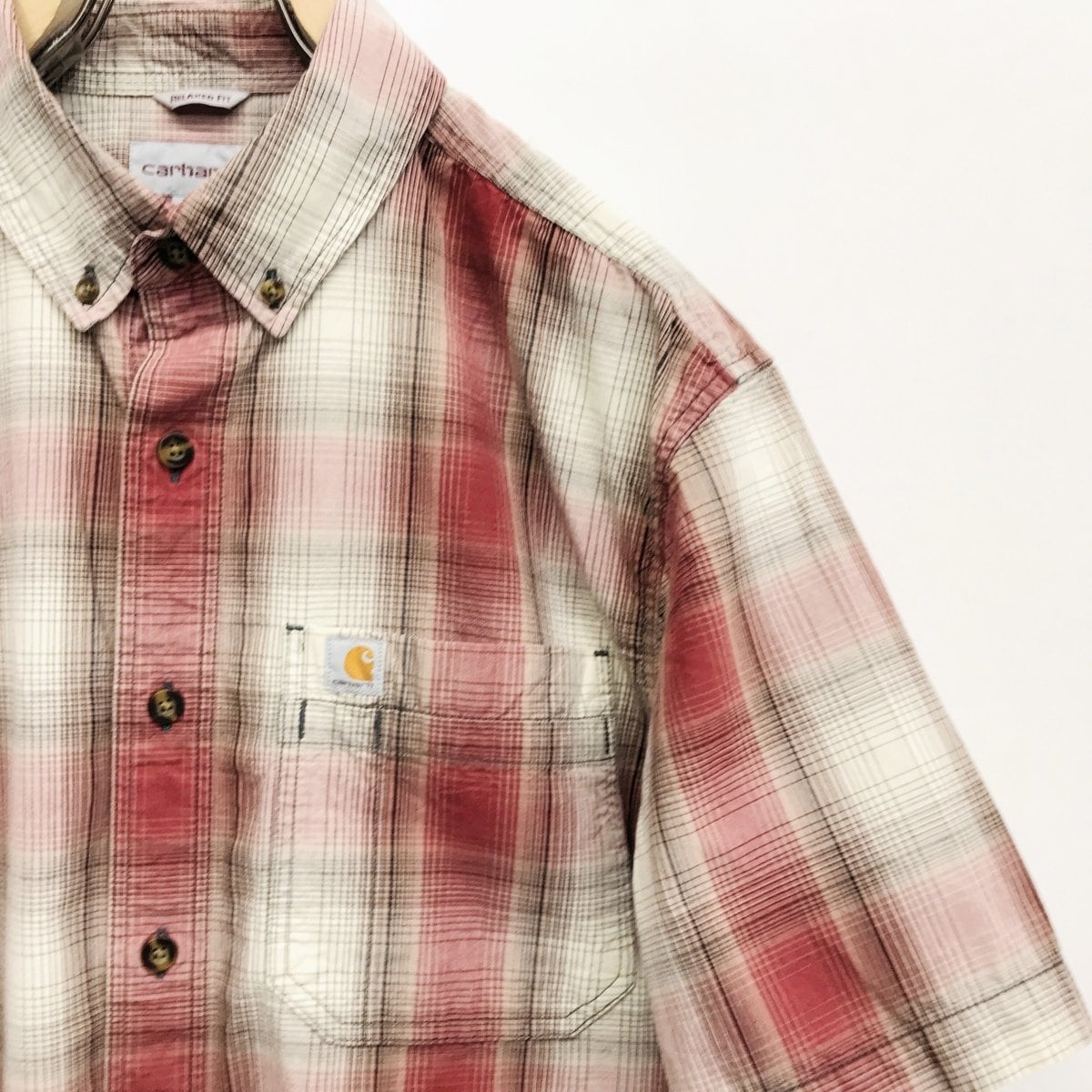 カーハート RELAXED FIT ボタンダウンシャツ シャドーチェック風 カーハート RELAXED FIT ボタンダウンシャツ シャドーチェック風