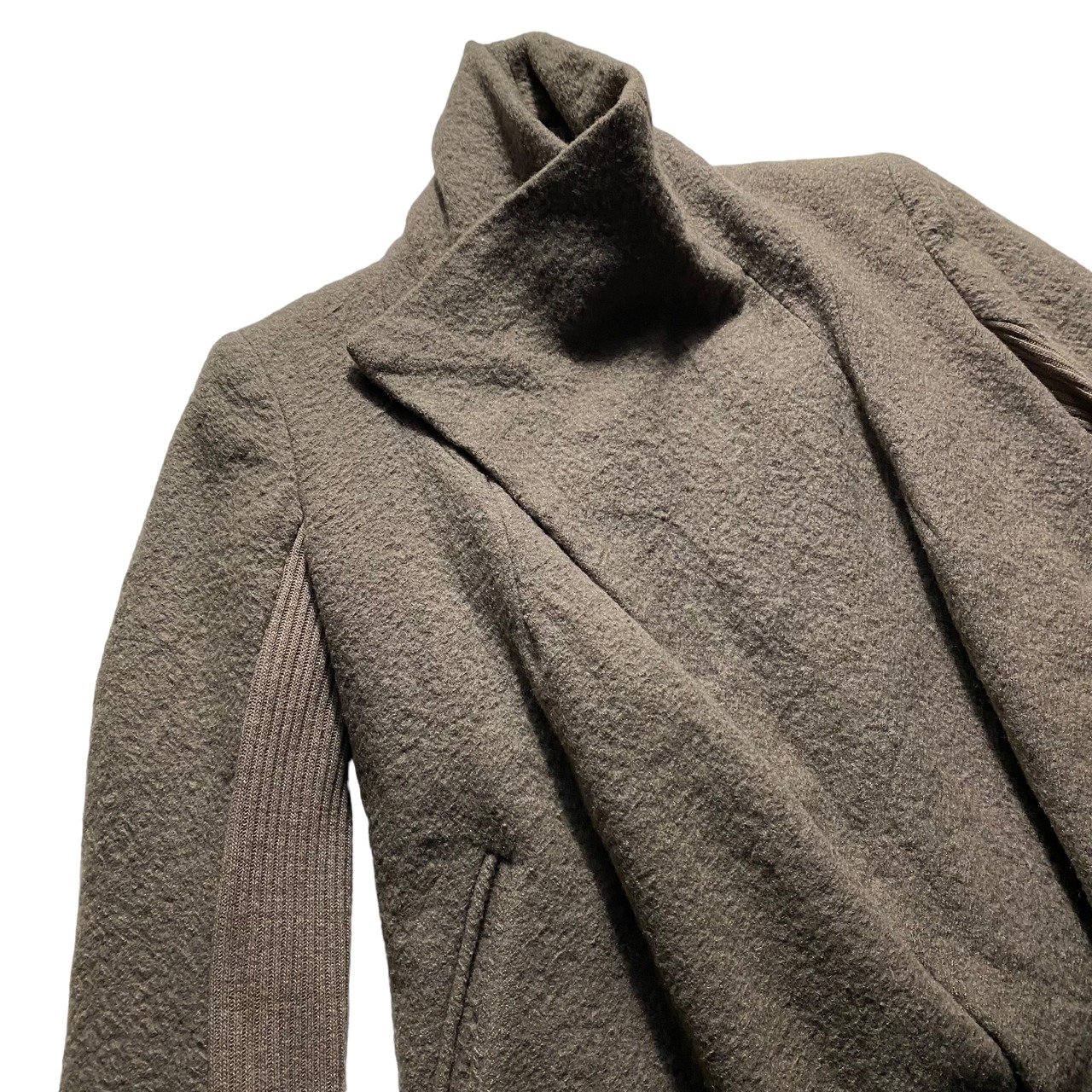 RICK OWENS wool riders jacket