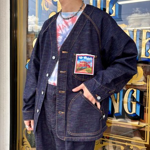 ツイタチ【TUITACI】INLAY DENIM ENGINEER JACKET “Royston” (Indigo)