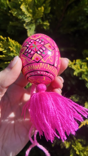 装飾用木製プィサンカ（イースターエッグ）　コロミヤモデル