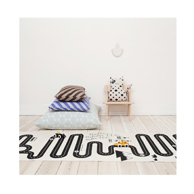 ロングタイプ】北欧 ロードマップ ラグ ＜タイプ3＞ 172×71 細長