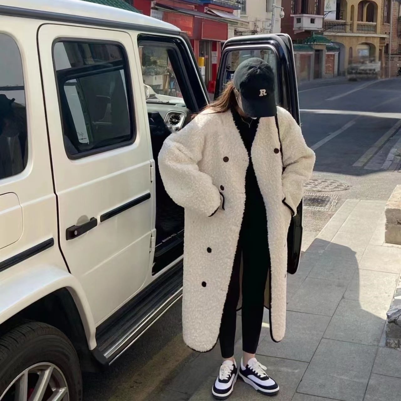 ボアロング コージーコート 3color A24