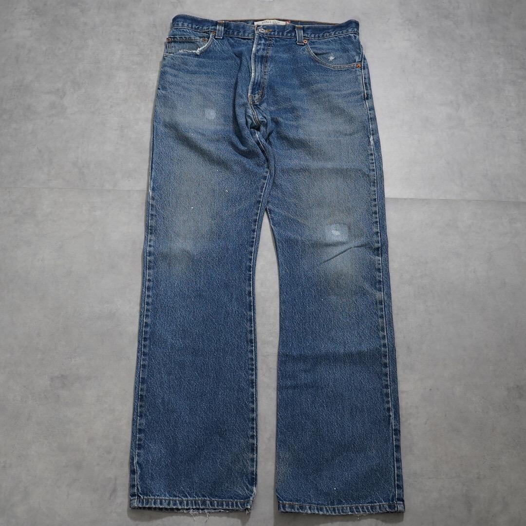 リーバイス517 Levis W36 フレアデニム 青 00s ヒゲ 16989