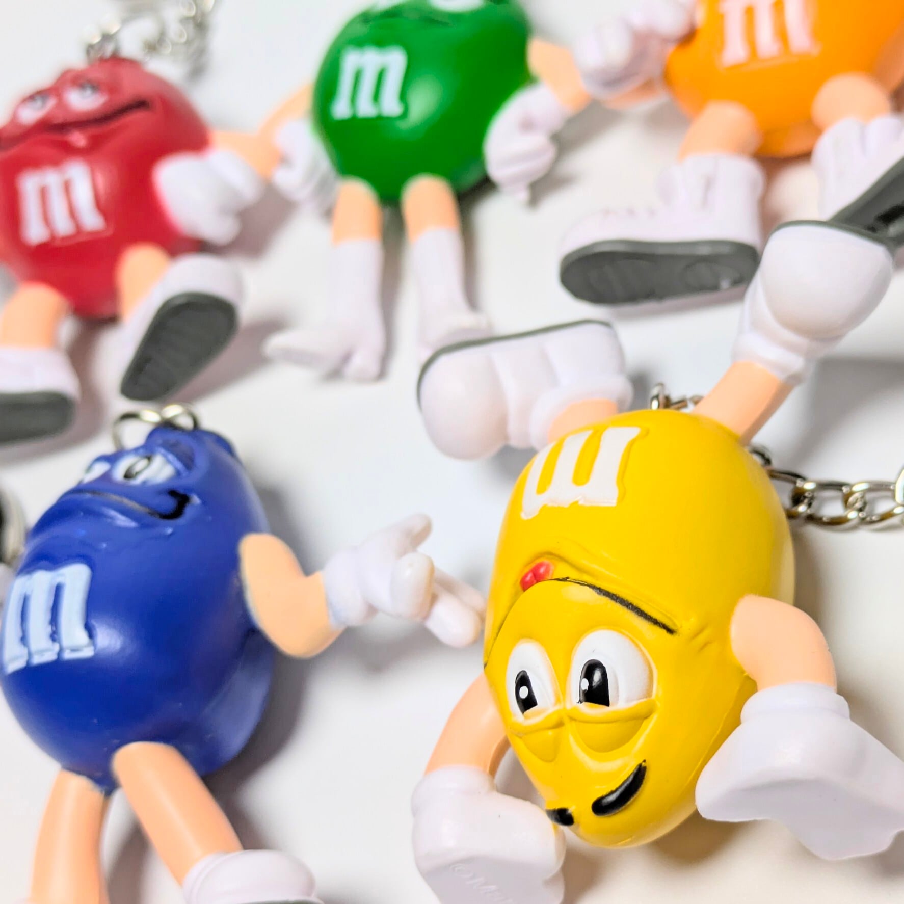 【 m&m's(エムアンドエムズ) 】 PVCミニフィギュアキーホルダー単品 〚アメリカン雑貨 アメトイ〛