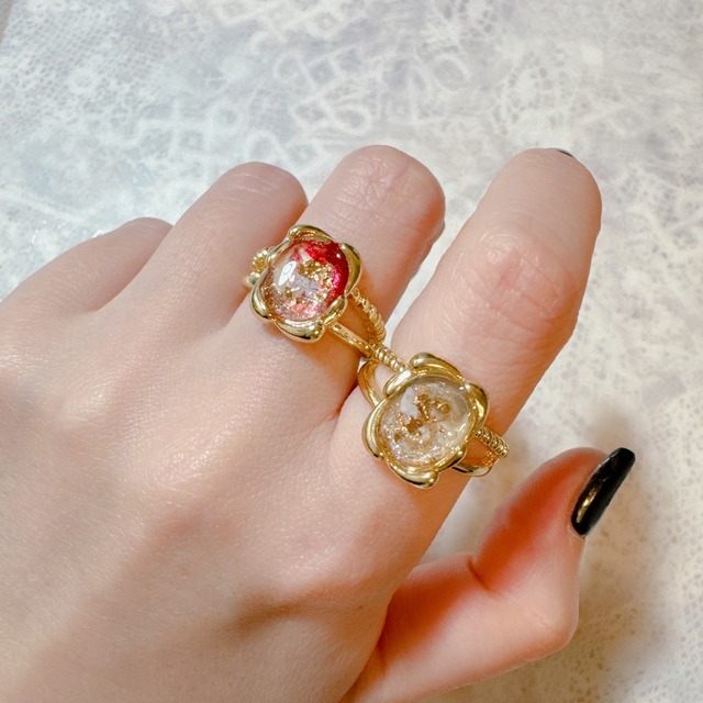 pallet ring -gold-