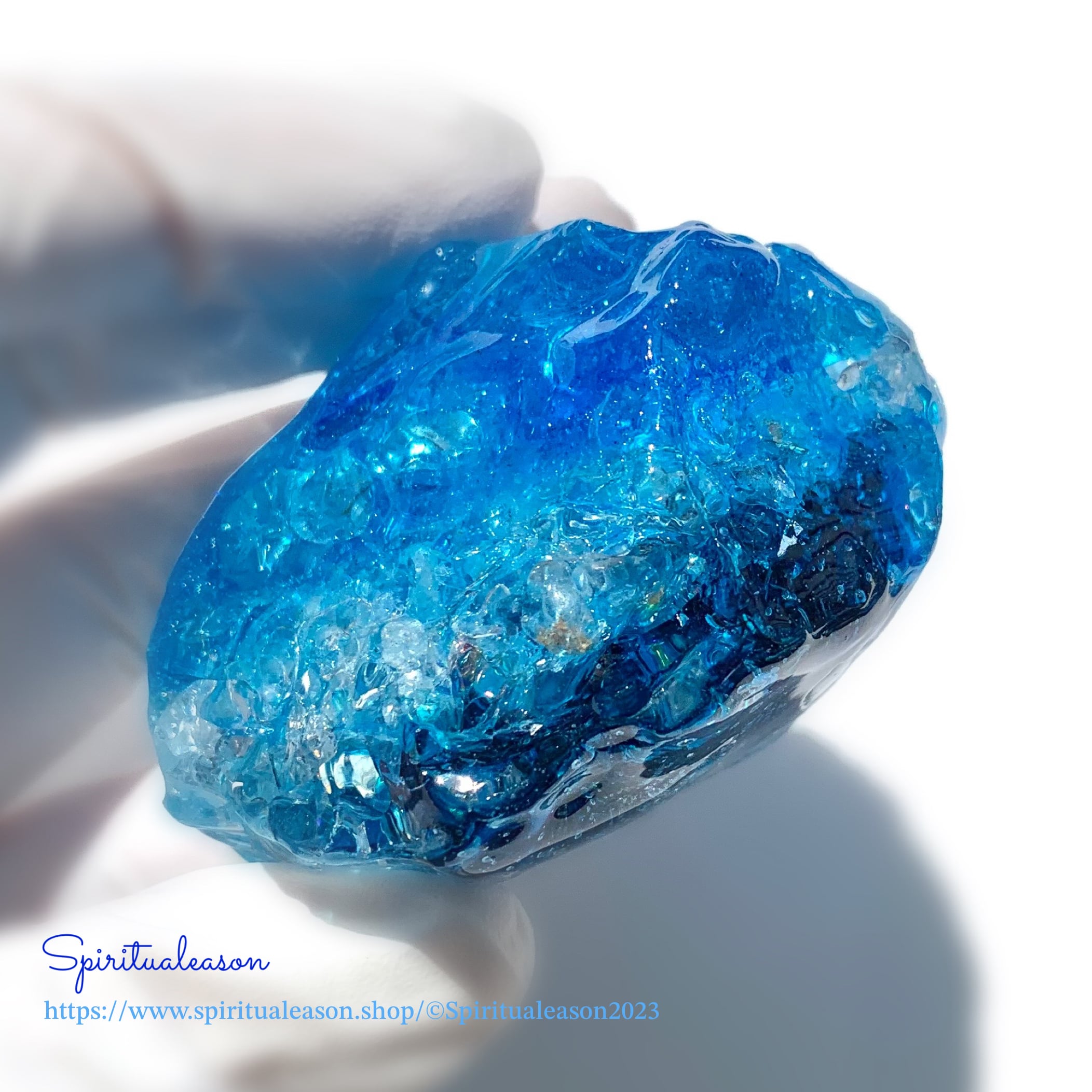 ネオ賢者の石オルゴナイト／color:海／マインドフルネス実践サポート