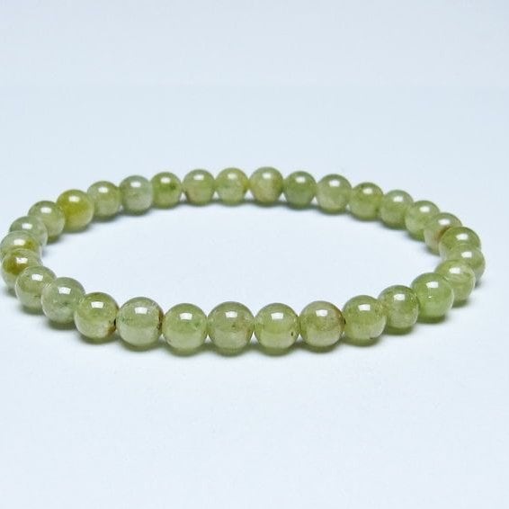 ツァボライト ブレスレット 6mm 一点物 メール便可 111-49719