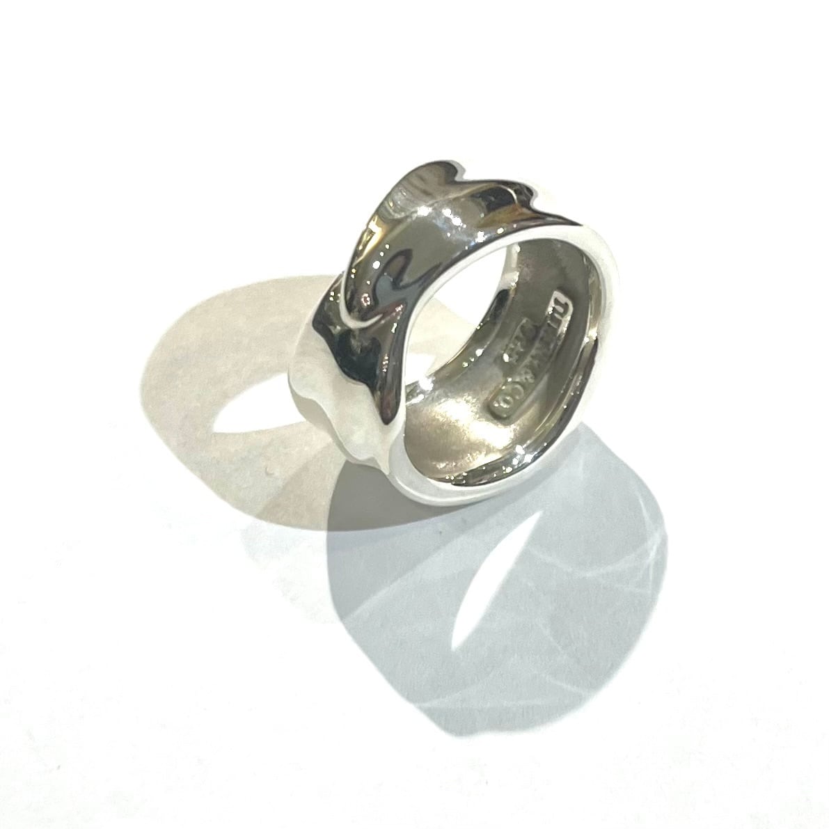 希少【TIFFANY&CO.】【9号】2187 オリーブ リーフ リング 9号自然美を