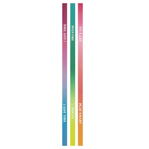 PICKLEBALL PADDLE EDGE GUARD TAPE 20ｍｍ（Multicolor Ombre/メッセージ入り 3カラー）（3個入り）【1E80589】