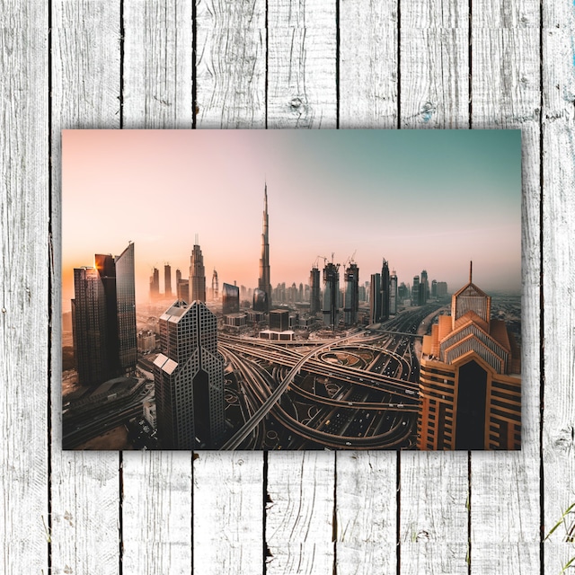 Dubai Skyline / 【アートポスター専門店 Aroma of Paris】[SD-000695]