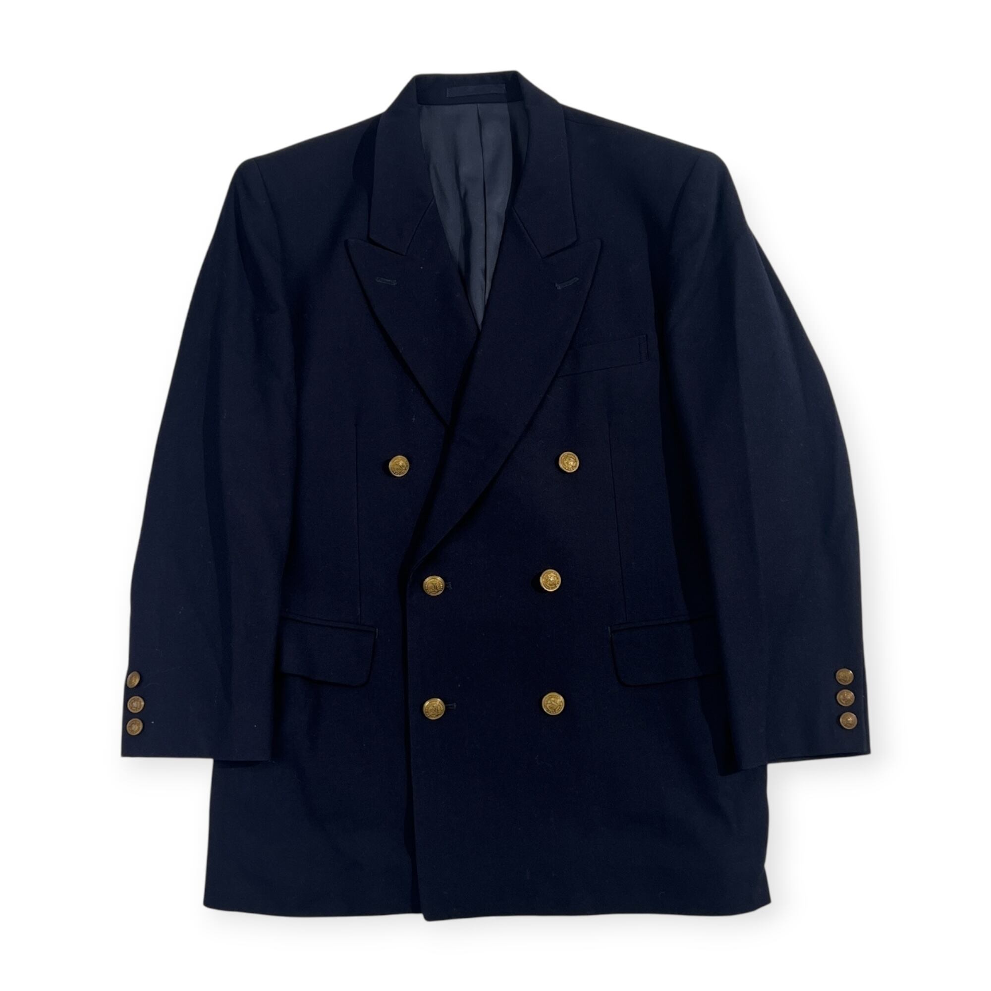 90s McGREGOR マックレガー 金ボタン ウール ダブル テーラード