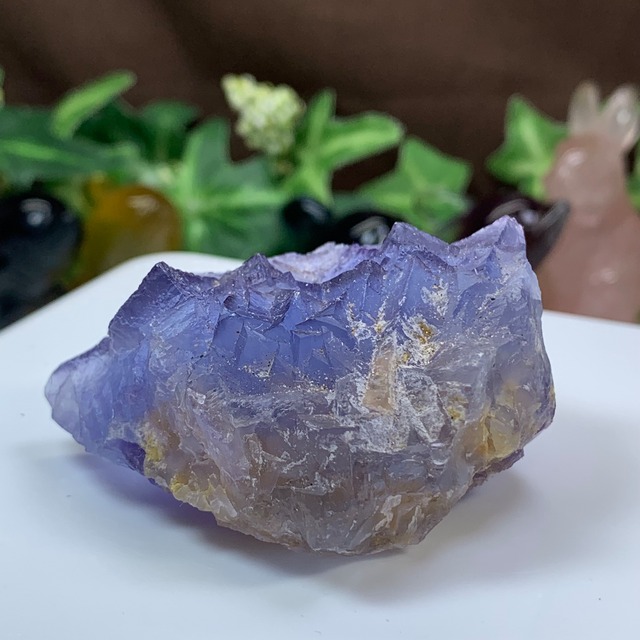 44.幻想的な色合い☆ヤオガンシャン産・パープルフローライト原石