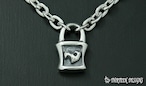 THIRTEENDESIGNS サーティーンデザインズ LN-1 SHAPED LOCK HEART NECKLACE