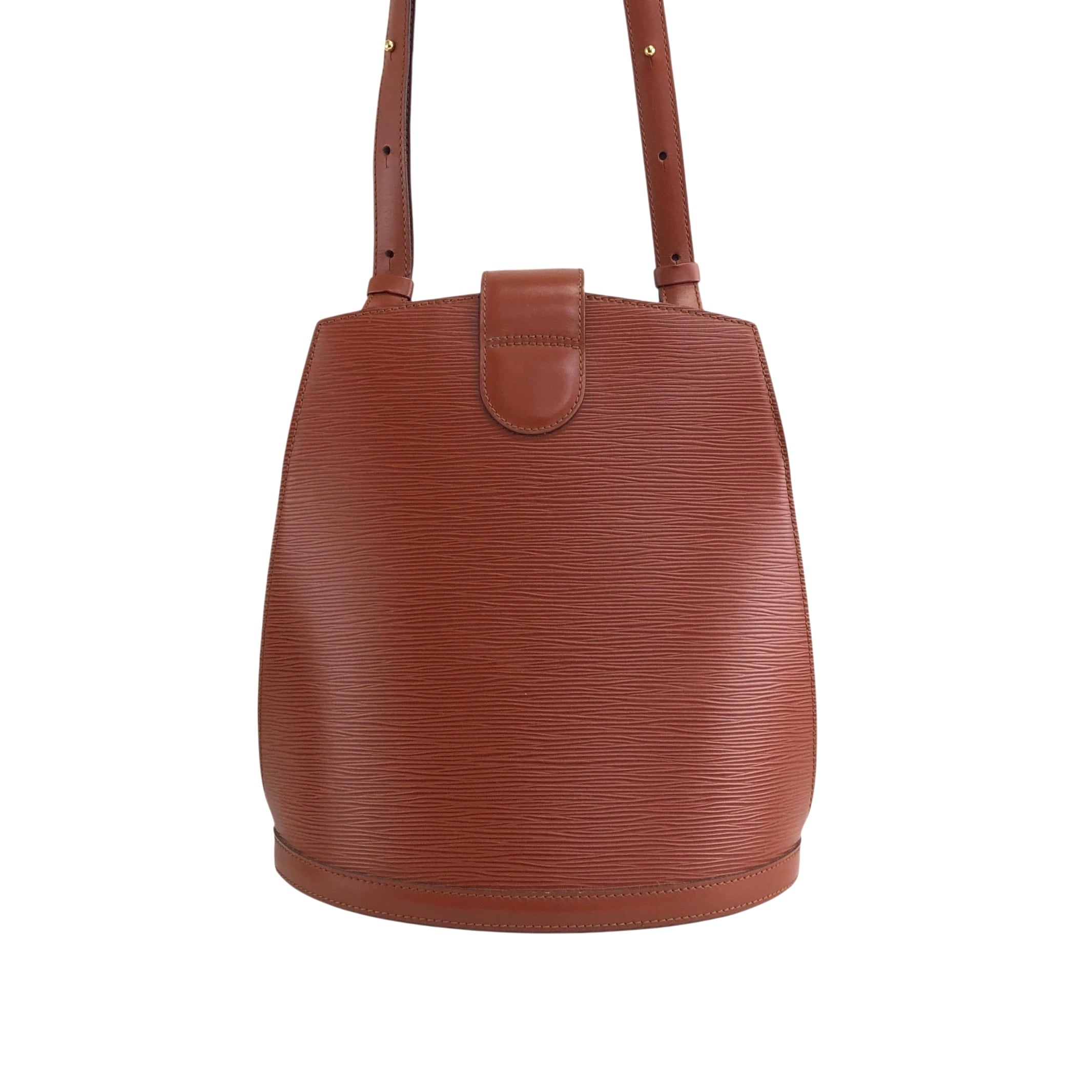 LOUIS VUITTON ルイヴィトン エピ ショルダーバッグ ブラウン ターン