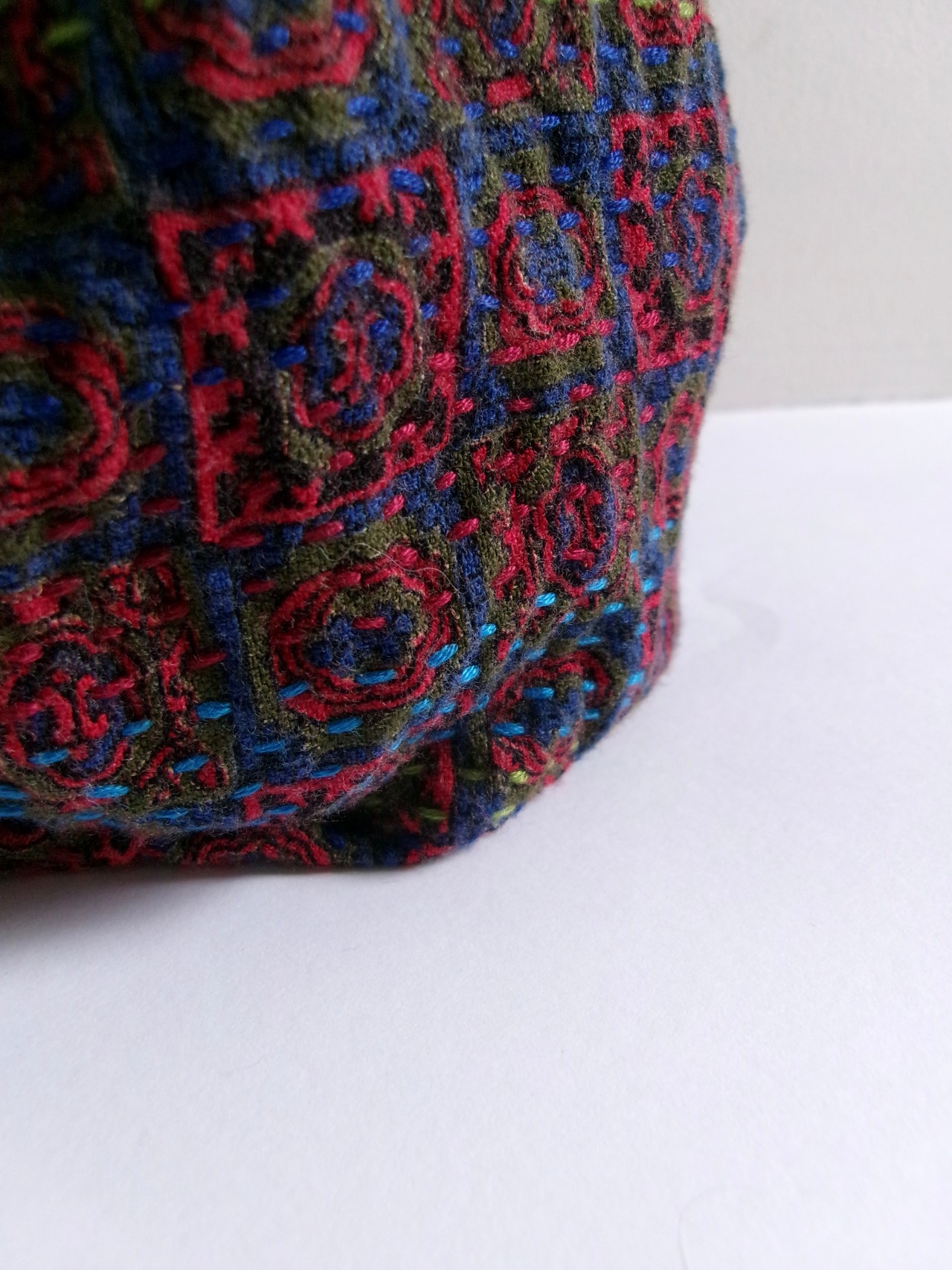 “ASTER” Hand quilt draws bag | ハンドキルトバッグ