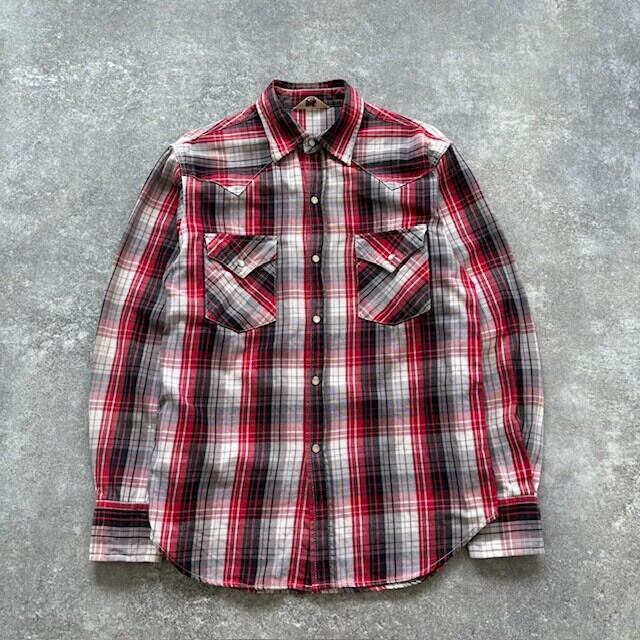 90s bitch skateboards Plaid Flannel Zipup Shirt / ビッチスケート
