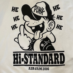 【Hi-STANDARD】AIRJAM 2016 Tシャツ ハイスタ ハイスタンダード バンドTシャツ XL イラスト 古着