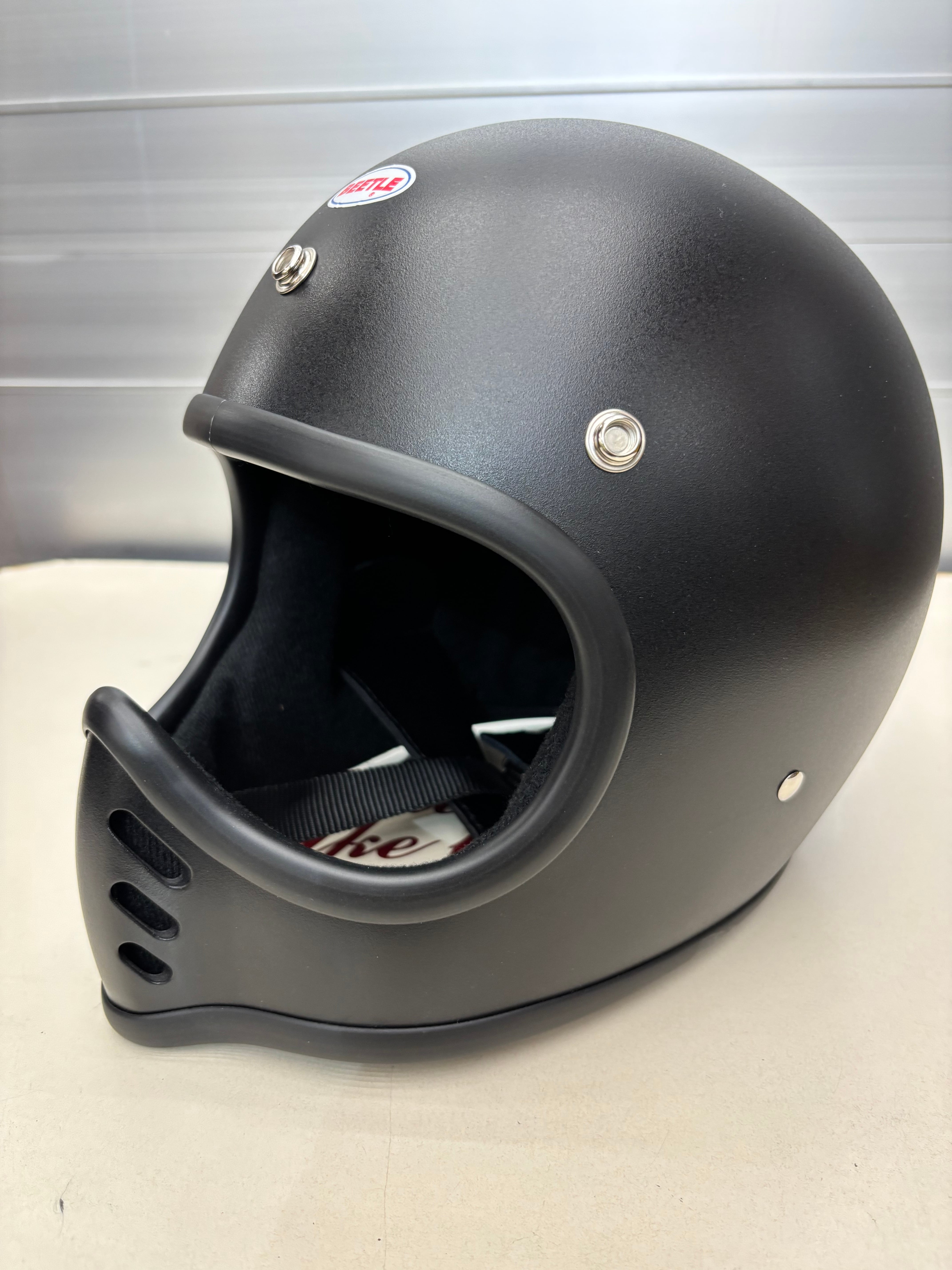 オーシャンビートル MTX マットブラック Mサイズ　　メッシュノーズカバー付き オーシャンビートル□ BEETLE MTX用 メッシュノーズカバー OCEAN