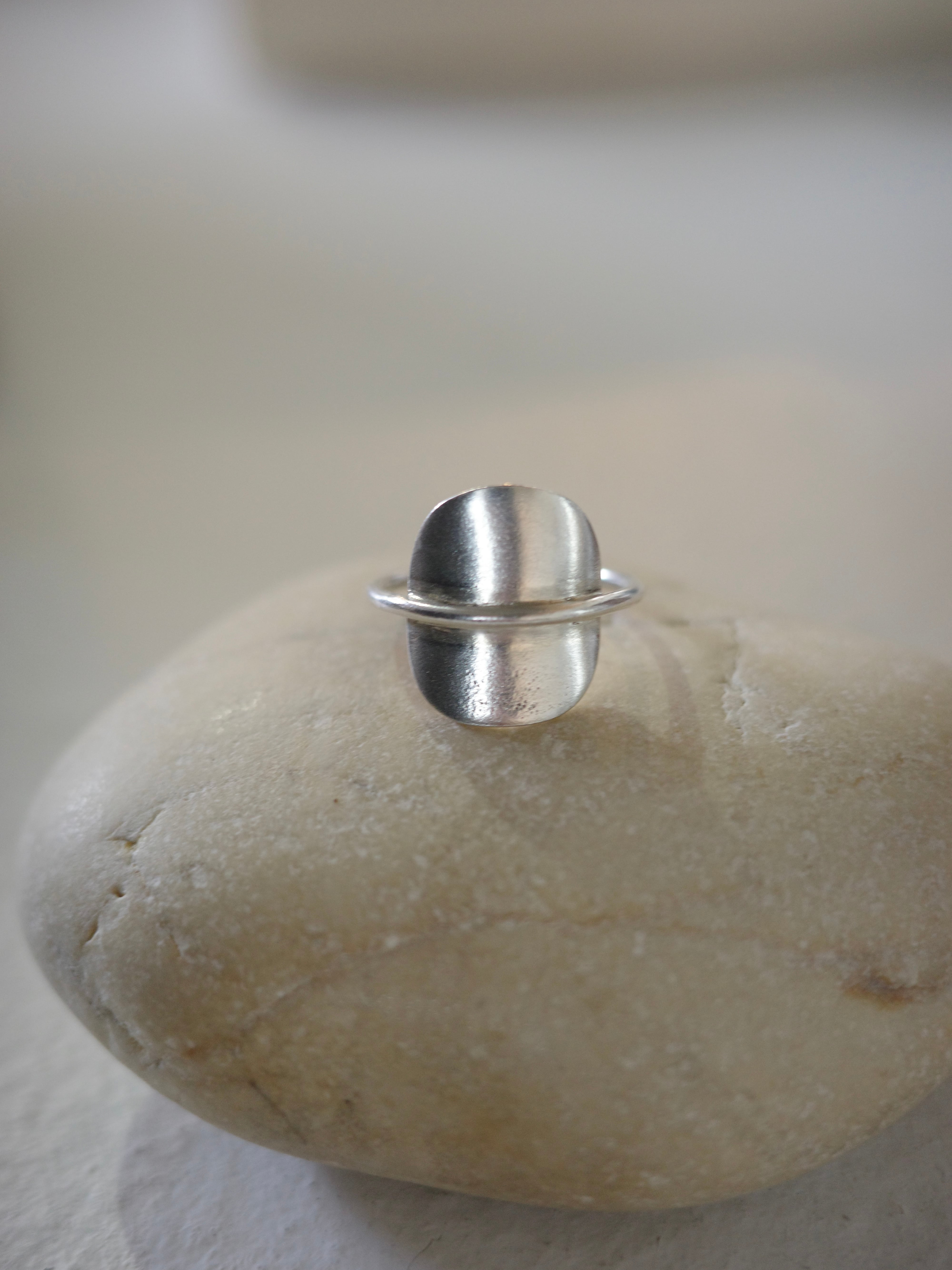 <vintage silver925>plate round ring