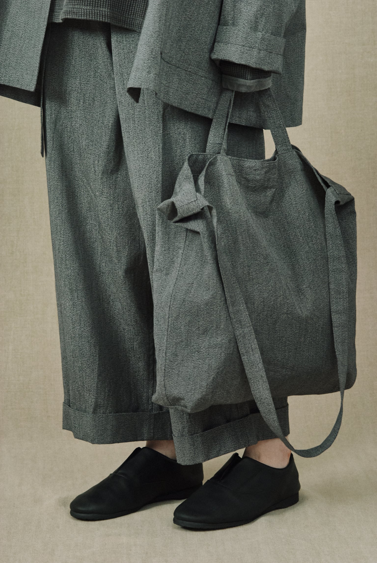 YOKO SAKAMOTO / WORK CROPPED TROUSERS