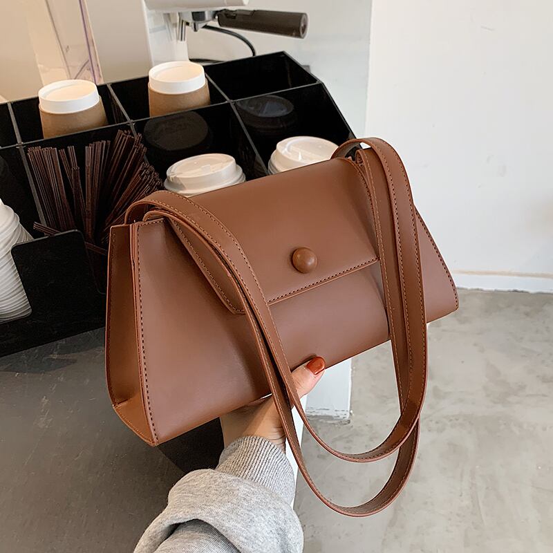 シンプルなニッチなデザインバッグ女性2020新しい流行のファッション秋と冬のレトロなワイルドワンショルダー脇の下バッグバゲット Tiancai_Wing_Bag23562172672