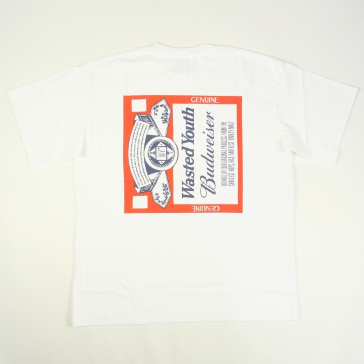 Size【M】 Wasted youth ウェイステッドユース ×Budweiser 22SS T 