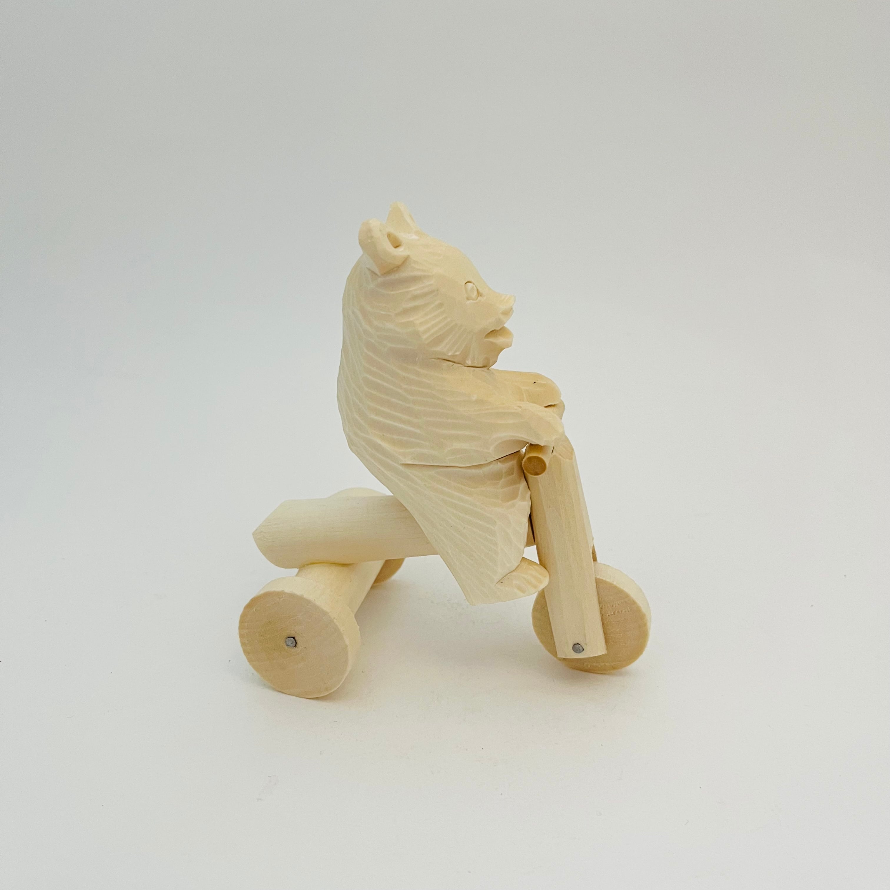 ボゴロツコエ木地玩具「クマの三輪車」