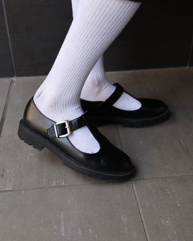 t strap loafers