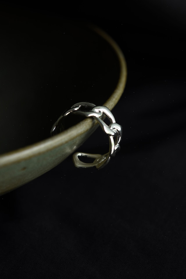 Utah/”XOLO JEWELRY” 925 silver Edge chain ring