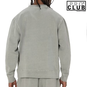 PRO CLUB / プロクラブ「Heavy Weight Vintage Wash Crew Neck Gray」