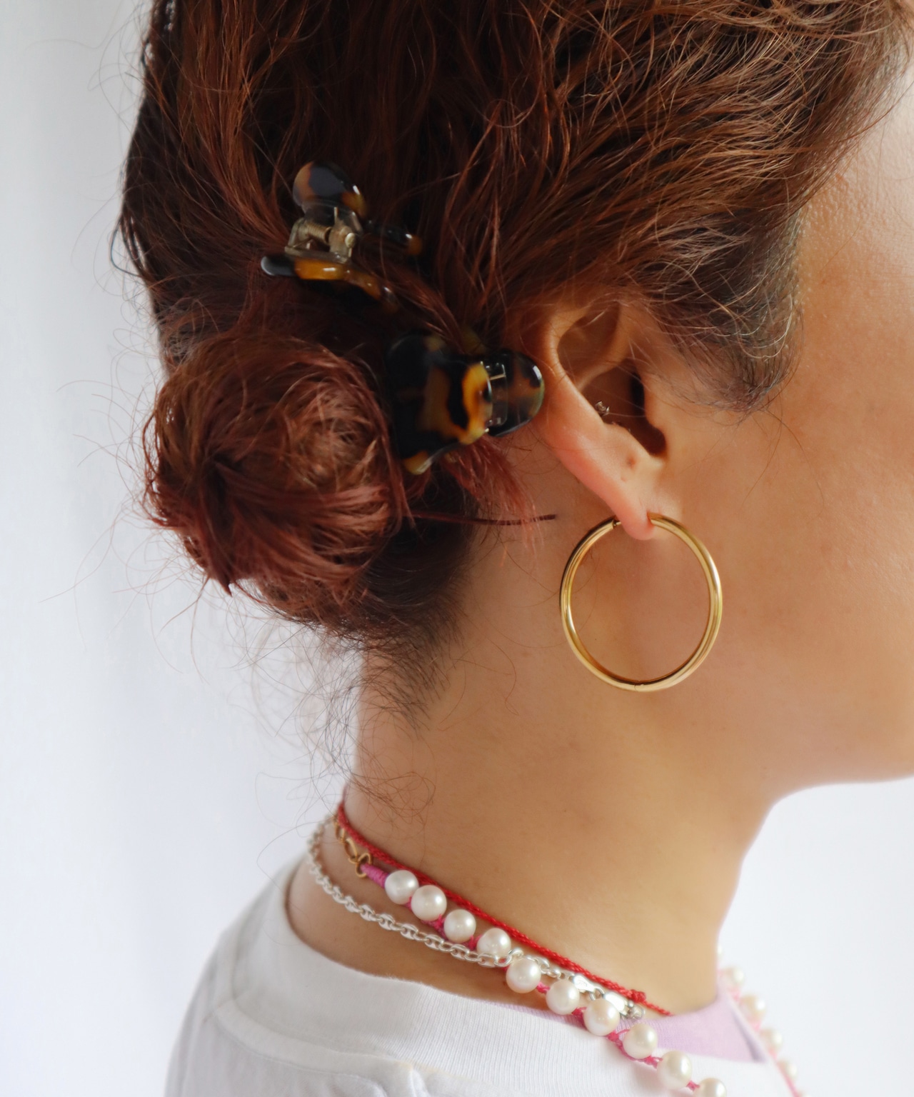 チタンフープピアス-30mm/026030