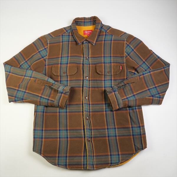 Size【M】 SUPREME シュプリーム 16AW Pile Lined Plaid Flannel Shirt ...