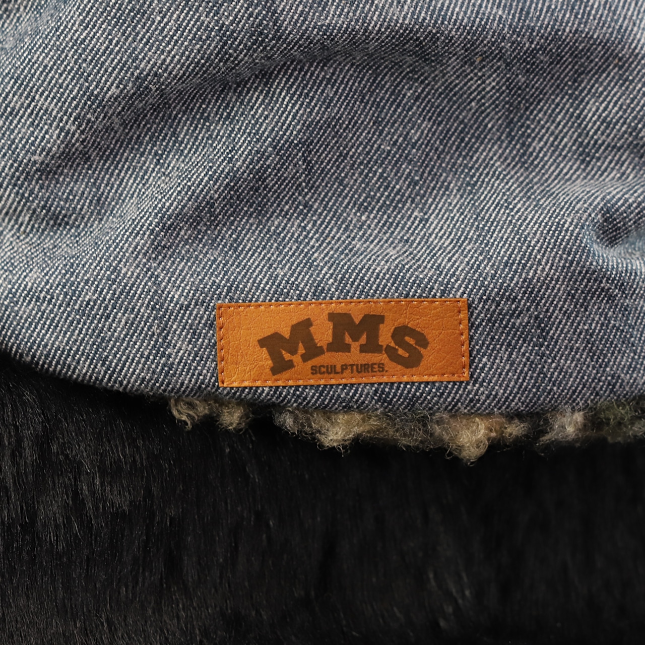 ROBIN NECK WARMER ソフトデニム&ワイルドイエロー